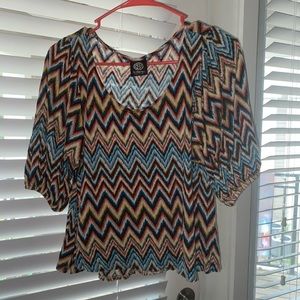 Bobeau off the shoulder top
